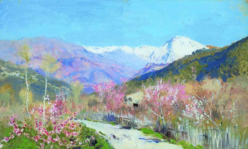 Isaac Levitan Spring in Italy Spain oil painting art